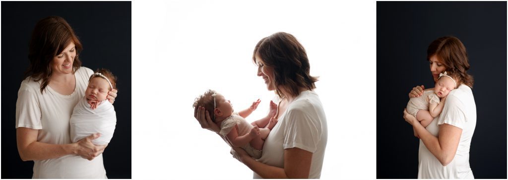 Mom and newborn baby | Stansbury Park Newborn Photographer
